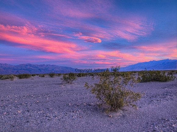 Sunset. Death Valley