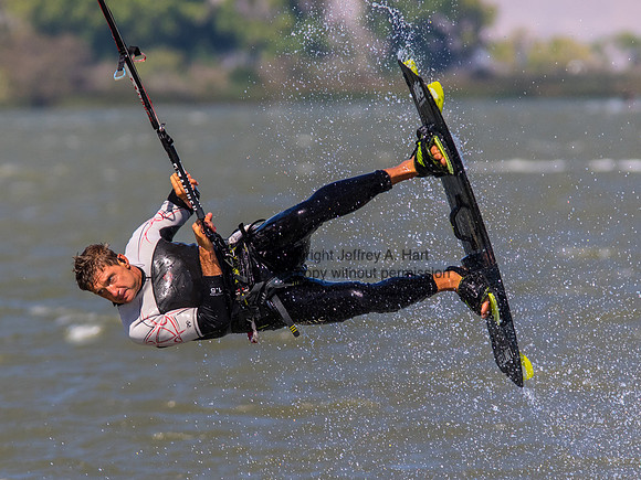 Kite Surfer, California Delta