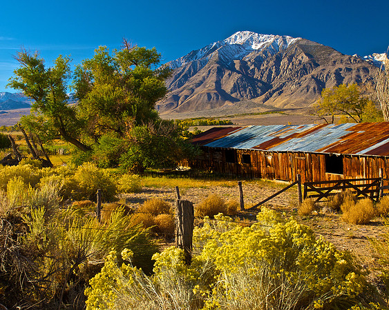 Cabin, Eastern Sierra Nevada Mountains, Bishop Area