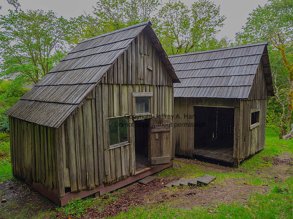 Old Bunkhouses, Bald Hills, Redwood National Park, CA